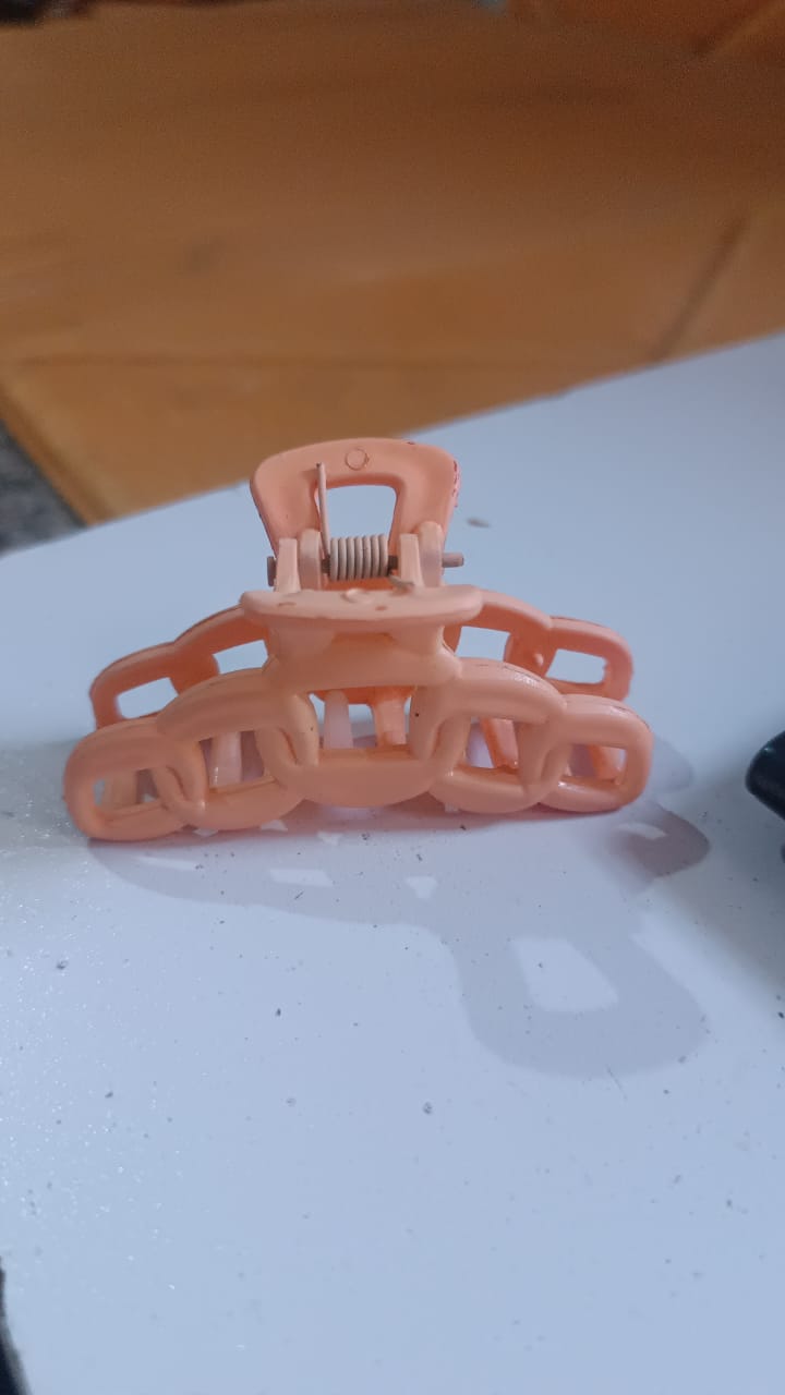 Plastic Hair Clamp Grip, Simple Matte Hair Barrette Clamp (1 Pc) Plastic Hair Clamp Grip, Simple Matte Hair Barrette Clamp (1 Pc)